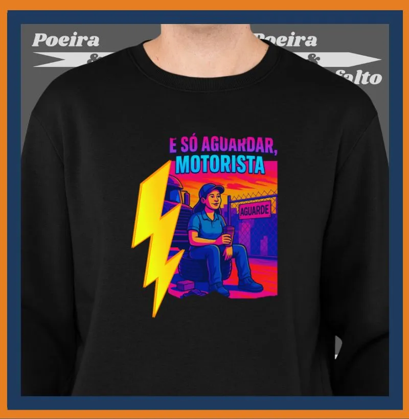 Suéter É só aguardar motorista F1