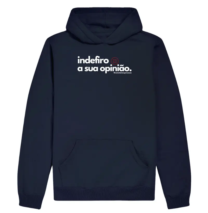moletom hoodie slim INDEFIRO A SUA OPINIÃO