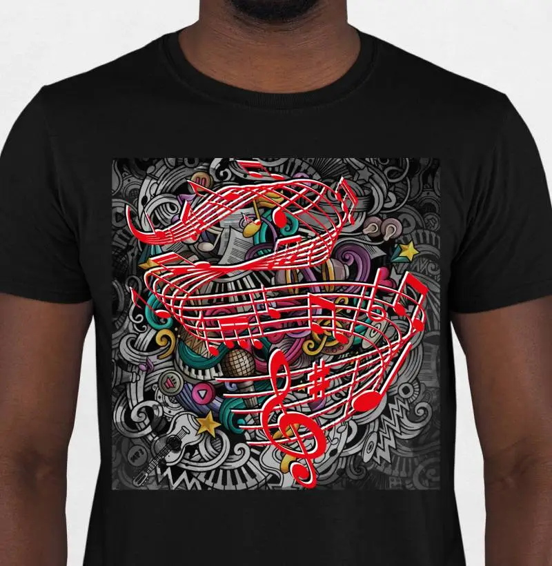 CAMISETA NOTA MUSICAIS
