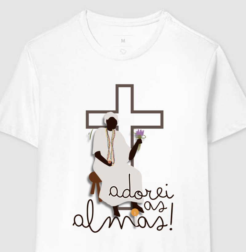 Camiseta Preto Velho Adorei as Almas
