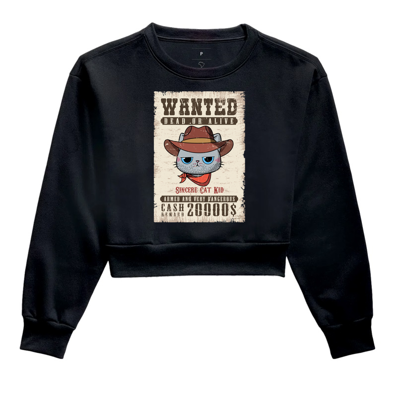 Camiseta Wanted Cat Kid