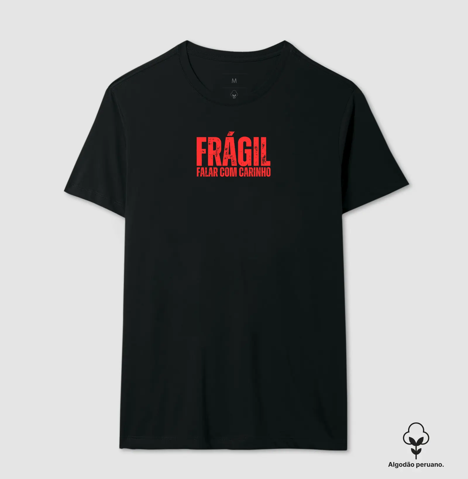 Frágil, falar com carinho