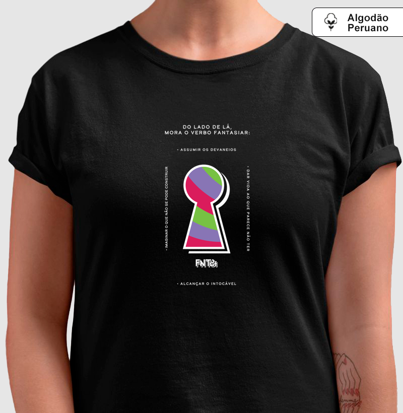 T-SHIRT "FANTASIA" / FECHADURA (ALGODÃO PERUANO)