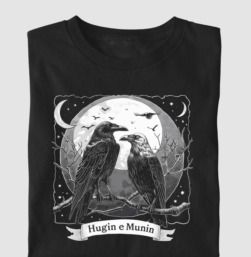 Huginn e Muninn, os Corvos de Odin