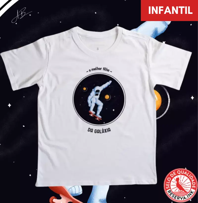 Camiseta o melhor FILHO DA GALÁXIA
