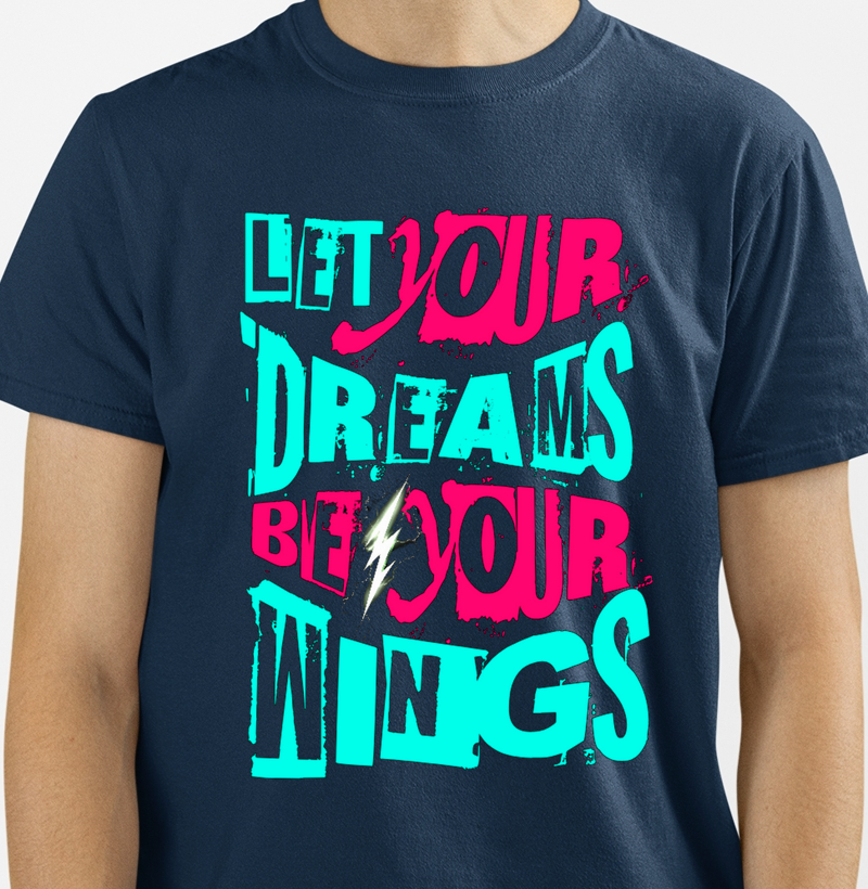 Camiseta Reserva Ink Deixe Seus Sonhos Serem Suas Asas