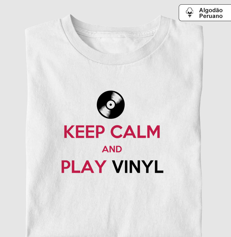 KEEP CALM AND PLAY VINYL - ROSA