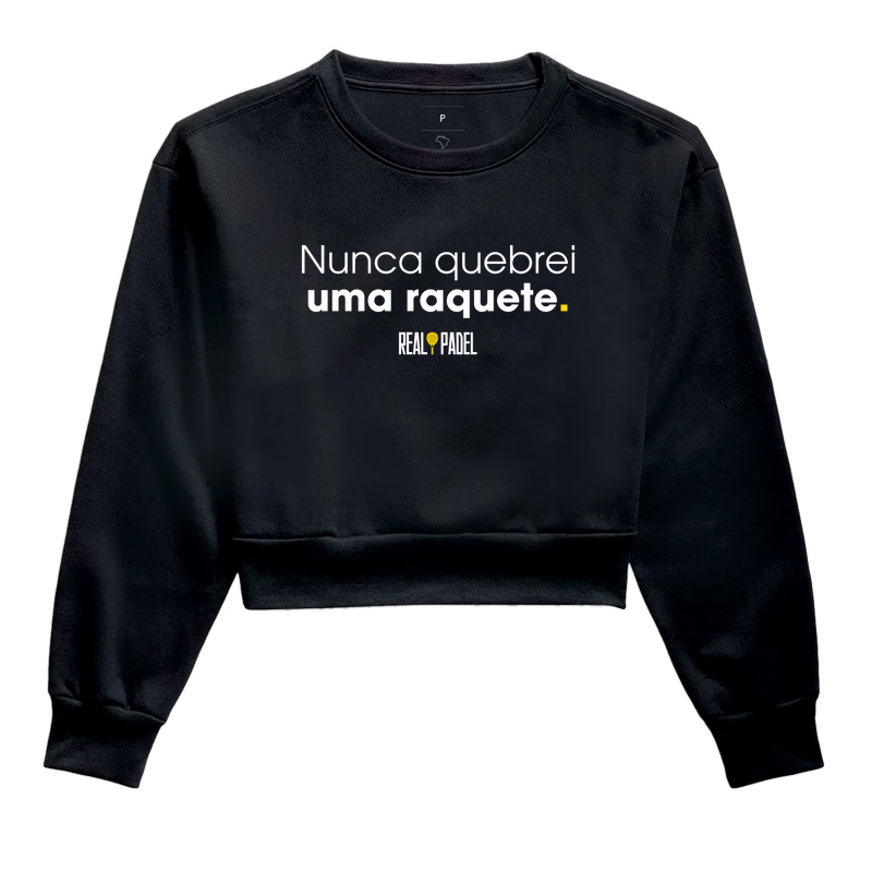 Nunca quebrei uma raquete
