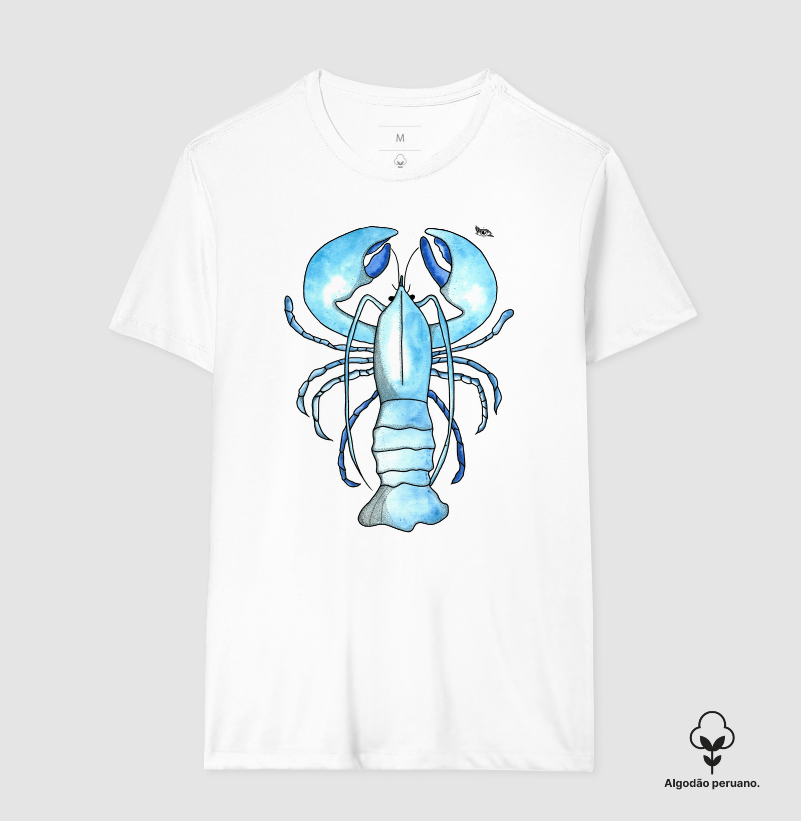 Lagosta Azul - Aquarela