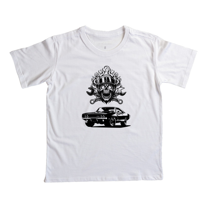 Dodge Charger Skull Flames