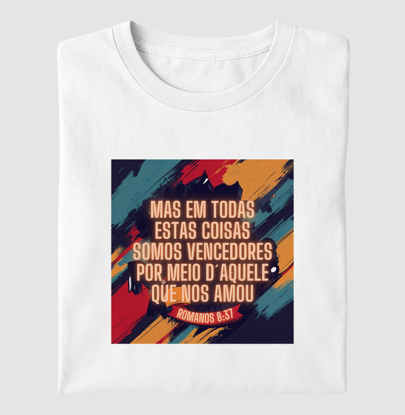 ✨ “Mas em todas estas coisas somos mais que vencedores por meio d’Aquele que nos amou.” (Romanos 8:37) ✨