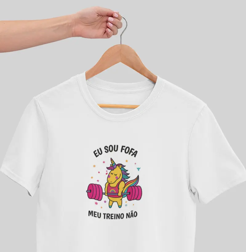 Eu sou fofa, meu treino não!