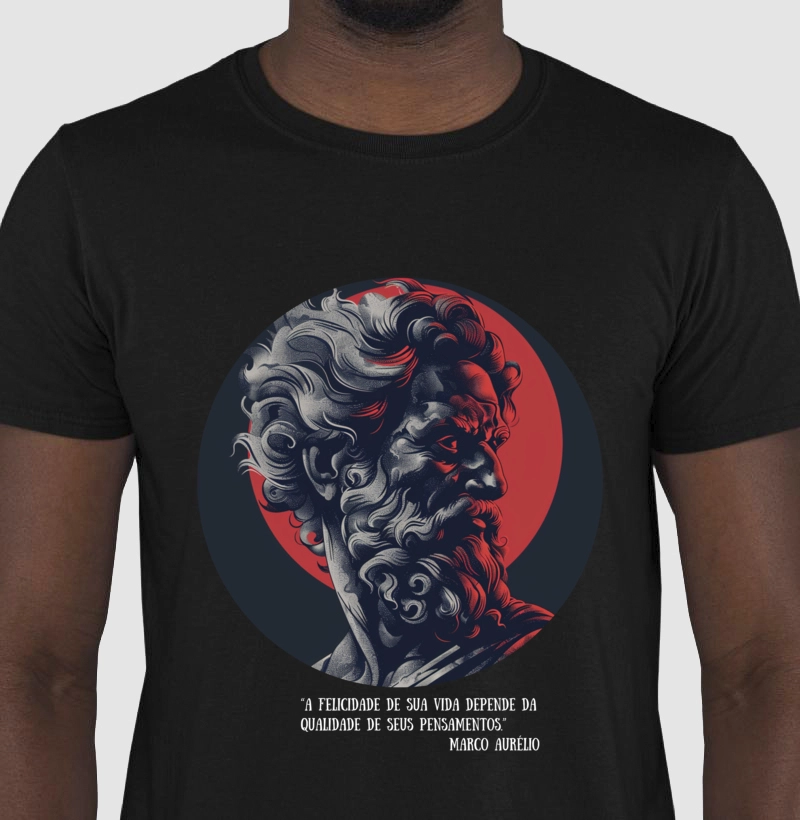 Camisa estoicismo Felicidade