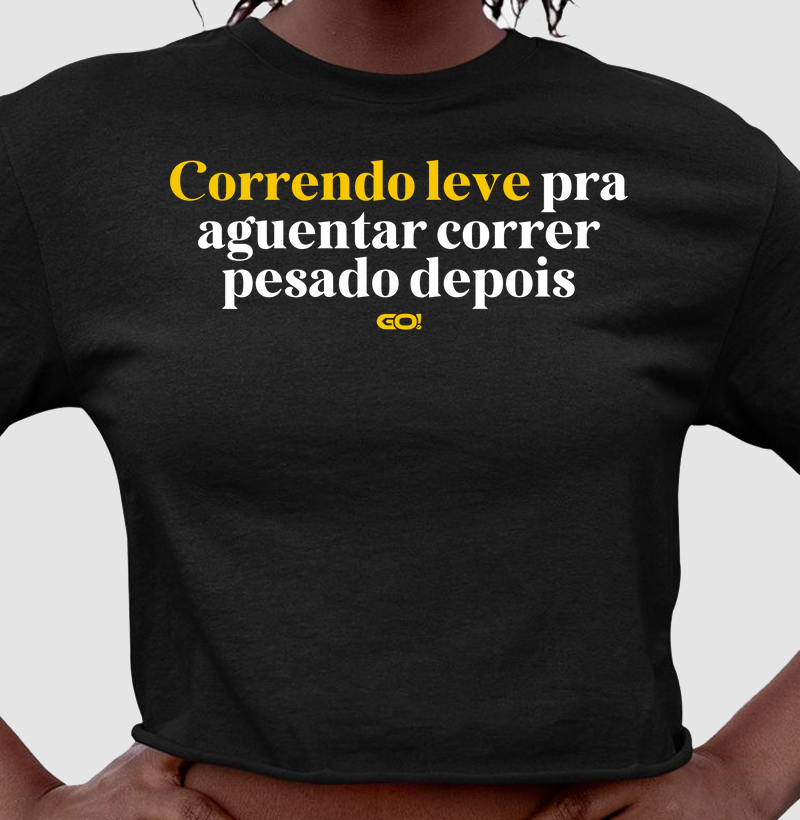 Correndo leve Para depois Correr pesado