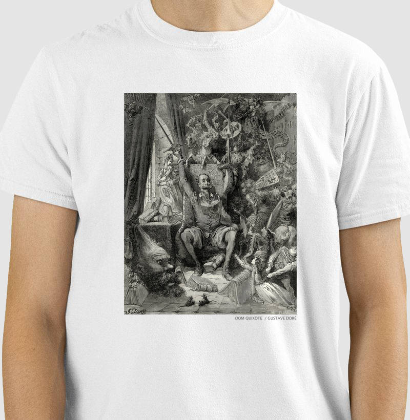 Camiseta Dom Quixote - Gustave Dore