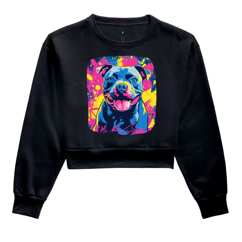 PIT BULL AZUL NEON