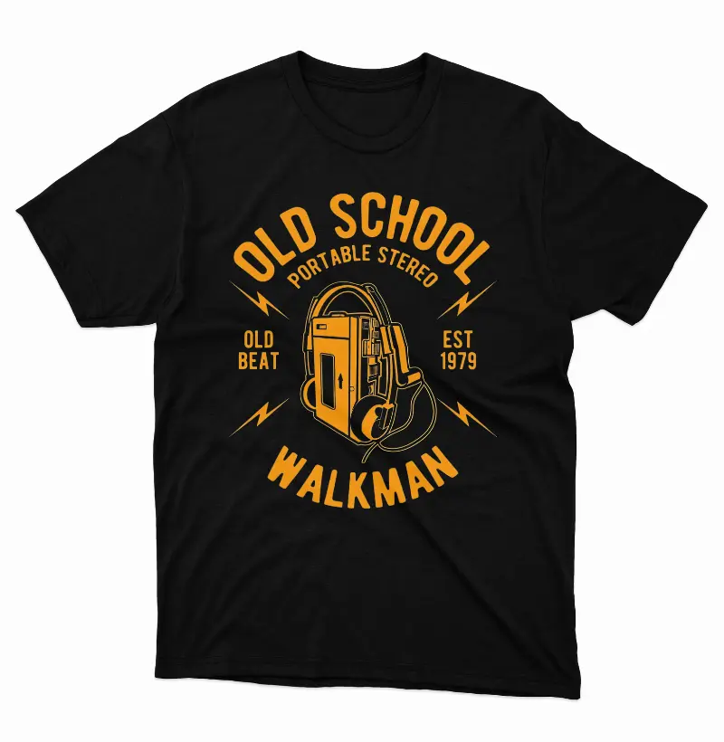 Camiseta Walkman Old School