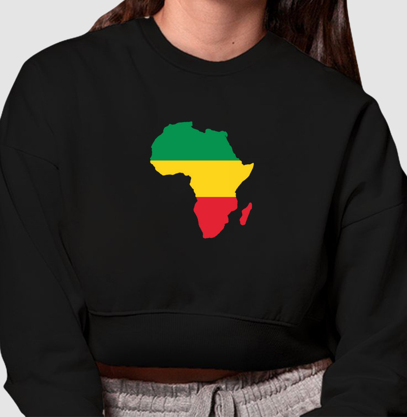 Cropped Moletom BR00113 África