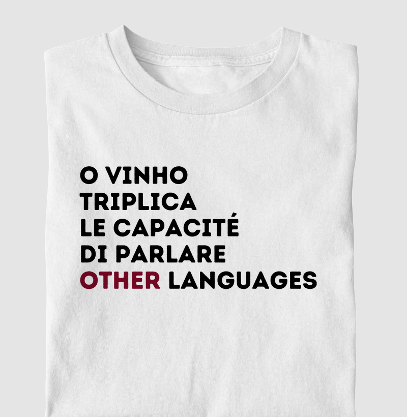 Camiseta O Vinho Triplica 