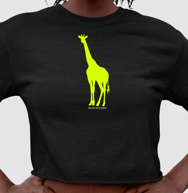 Camiseta Cropped Home Edition Animalis 100% Algodão