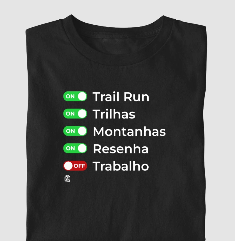 Camiseta Trail Run On Ttabalho Off