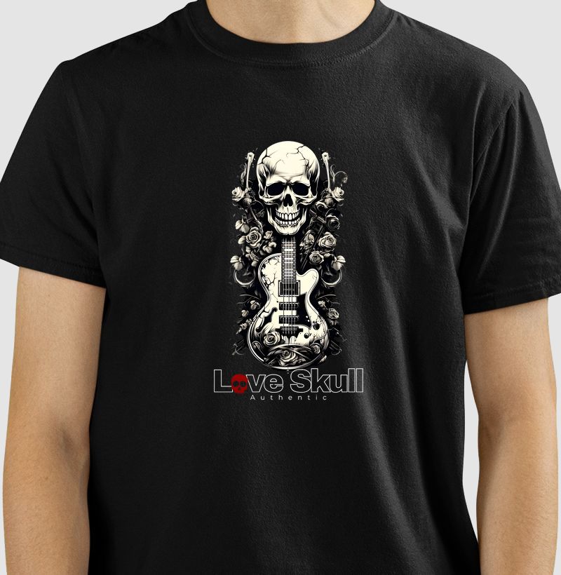 Camiseta Love Skull