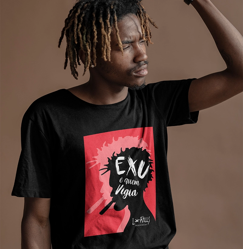 CAMISETA EXÚ É QUEM VIGIA
