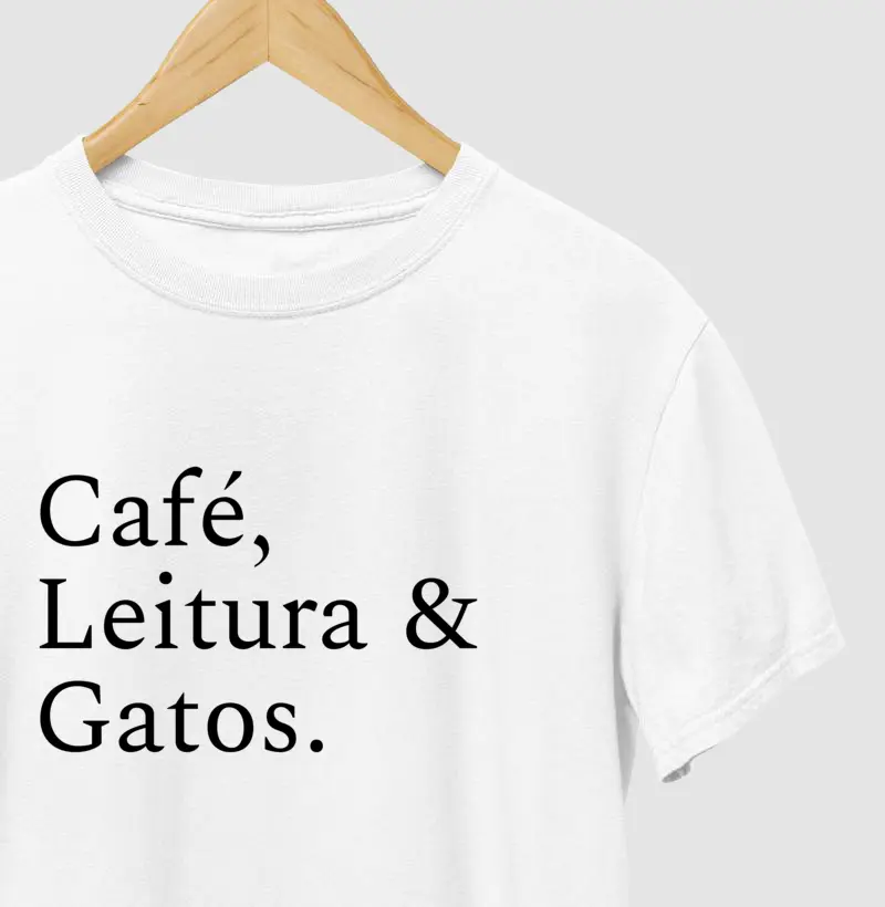Café, leitura e gatos