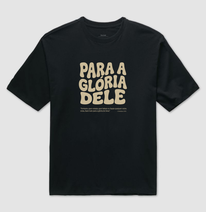 CAMISETA OVERSIZED GLÓRIA DELE