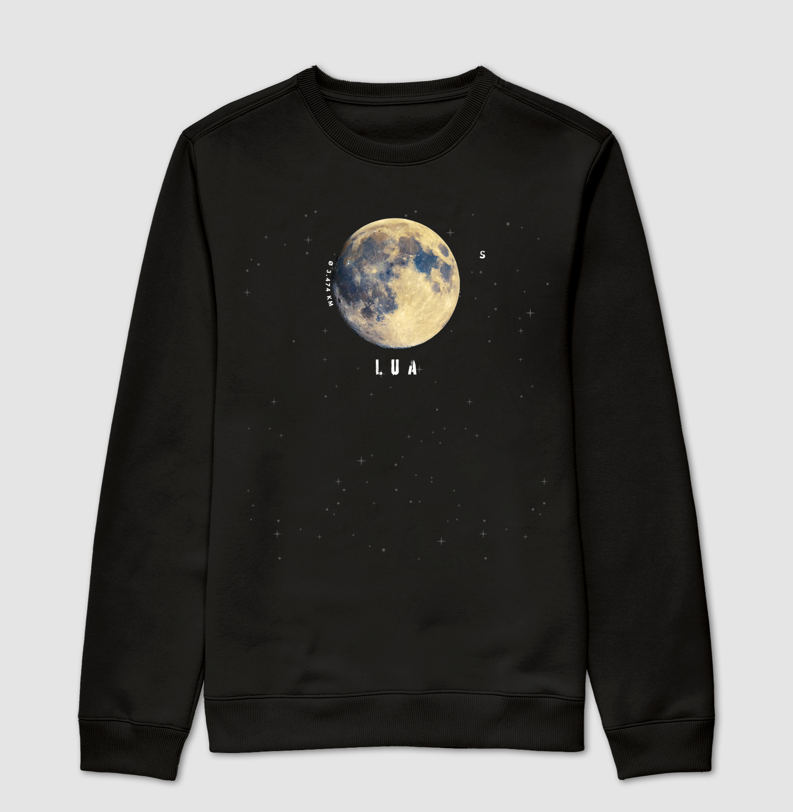 Lua, a Guardiã da Noite. Camiseta Supernova Estampada 