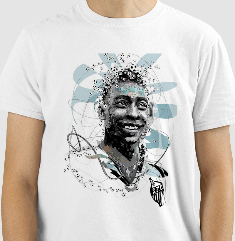 camisa lenda histórica Pelé 