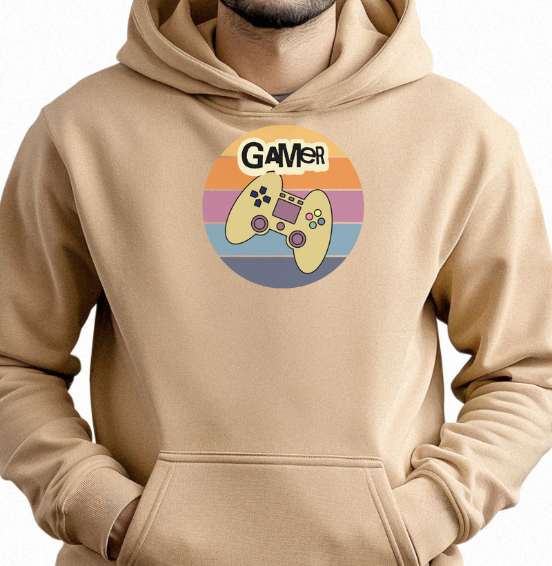 Moletom Slim com Bolso “Gamer Retro"