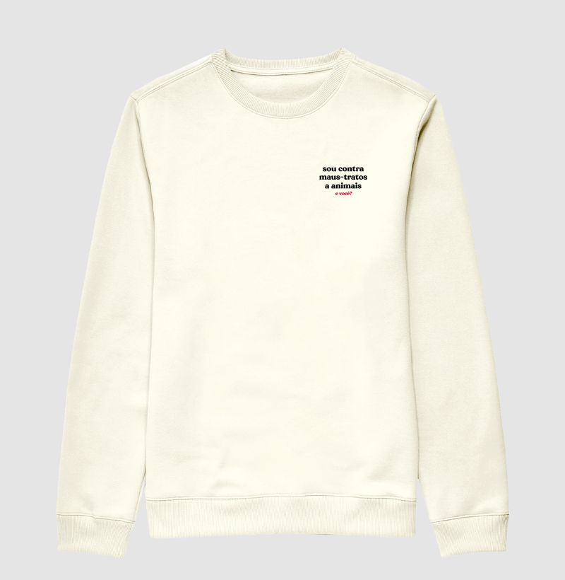 Sou contra maus-tratos a animais. E você? (Minimal)