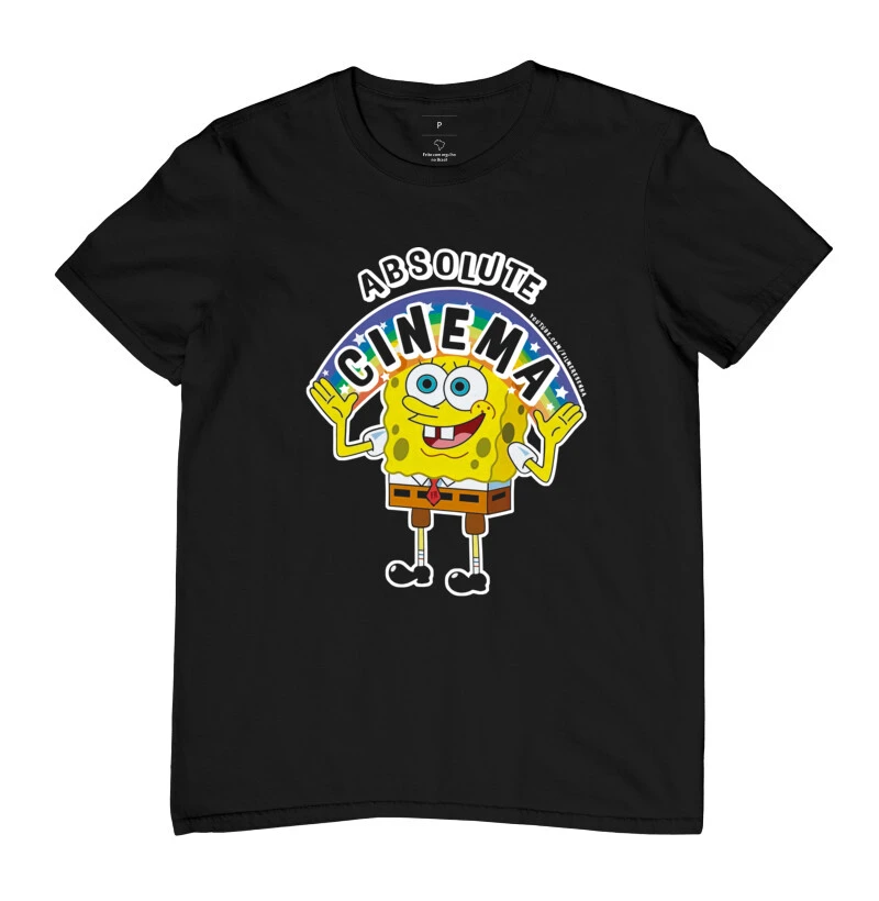 Camiseta Bob Esponja: "Absolute Cinema"