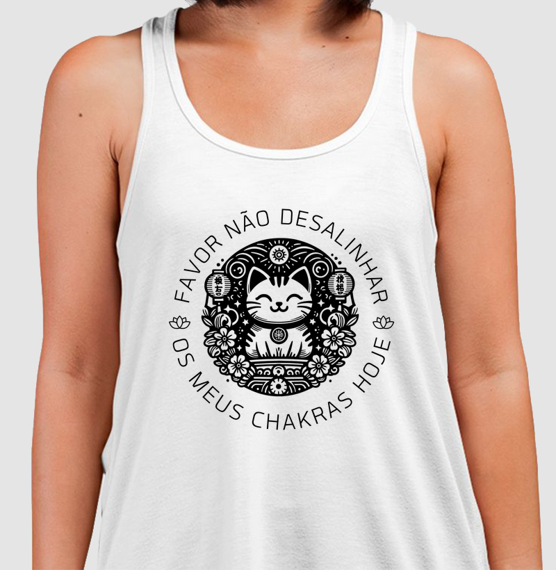 Não desalinhe meus chakras hoje