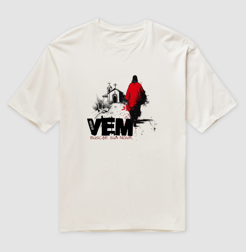 CAMISETA OVERSIZED "VOLTA JESUS"