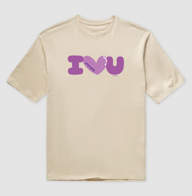 I purple U