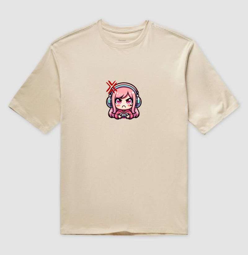 Camiseta Oversized “Gamer Fury"