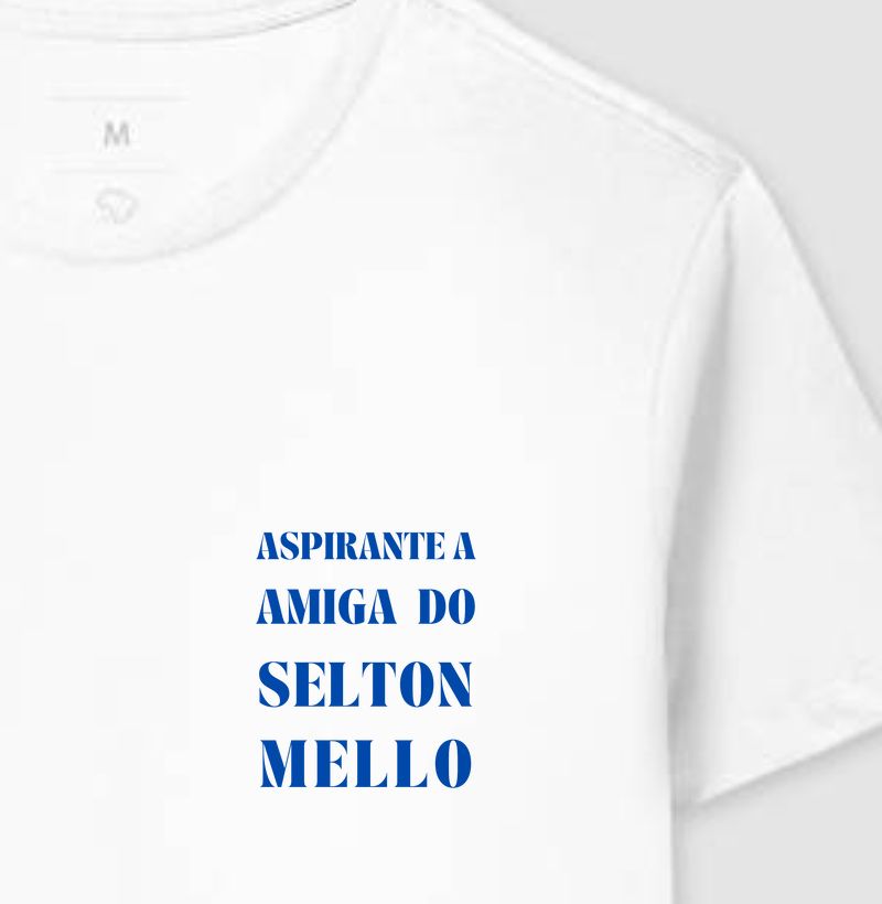 Camiseta Amiga do Selton Mello Peito