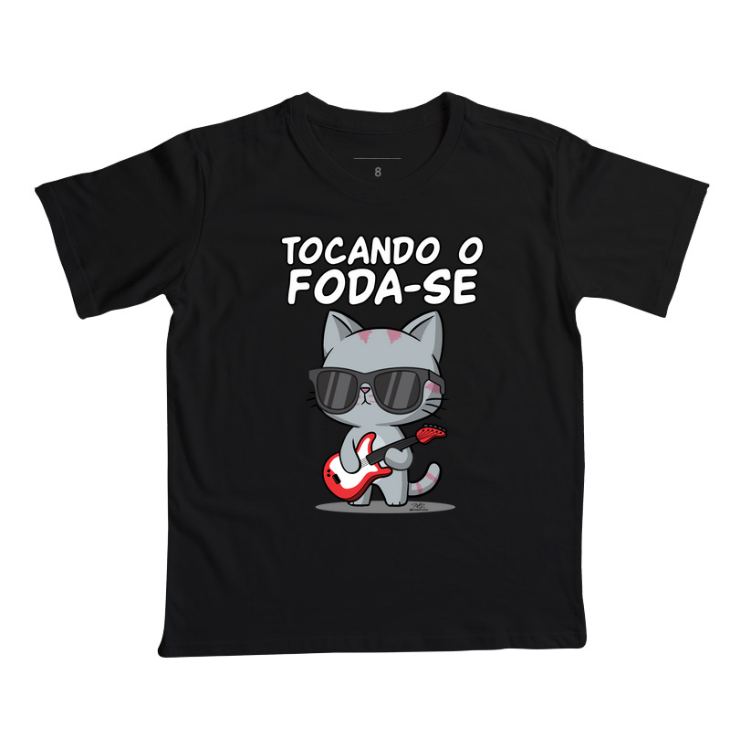 Camiseta Gato Sincero Tocando