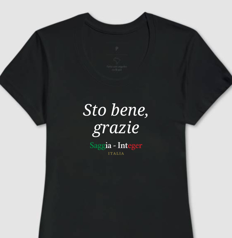 Camiseta Italia Love 0132 - Femme