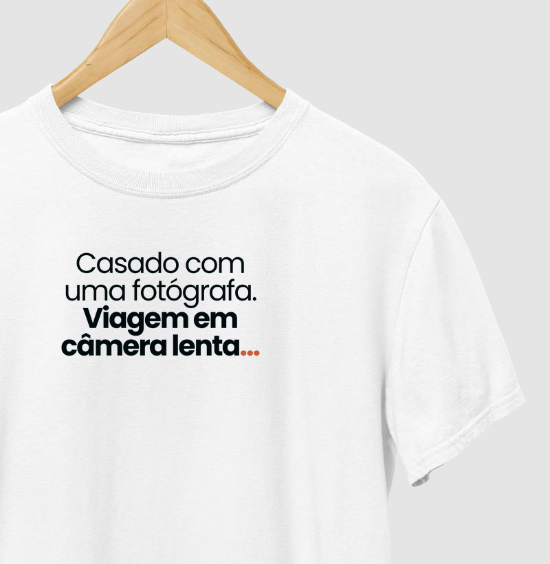 Casado com uma fotógrafa, viagem em câmera lenta