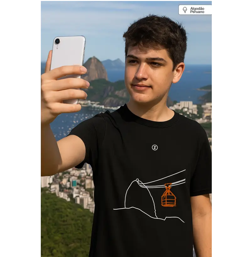 Camiseta teleférico - Zaire Brasil