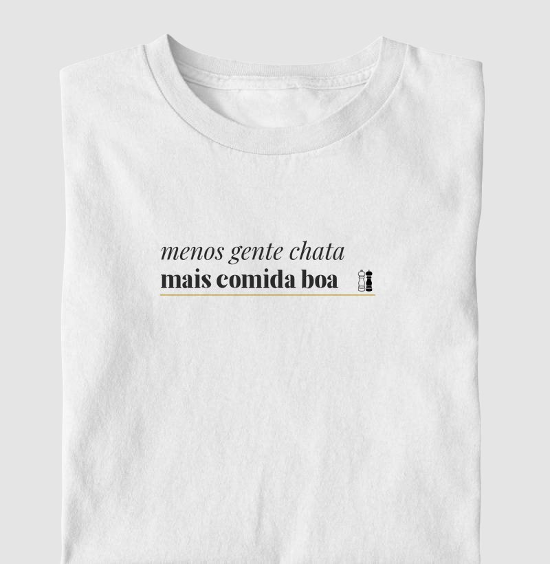 Mais comida boa.