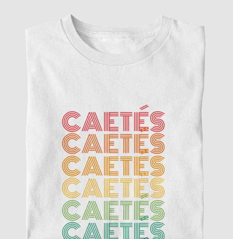 Caetés Letreiro Retrô