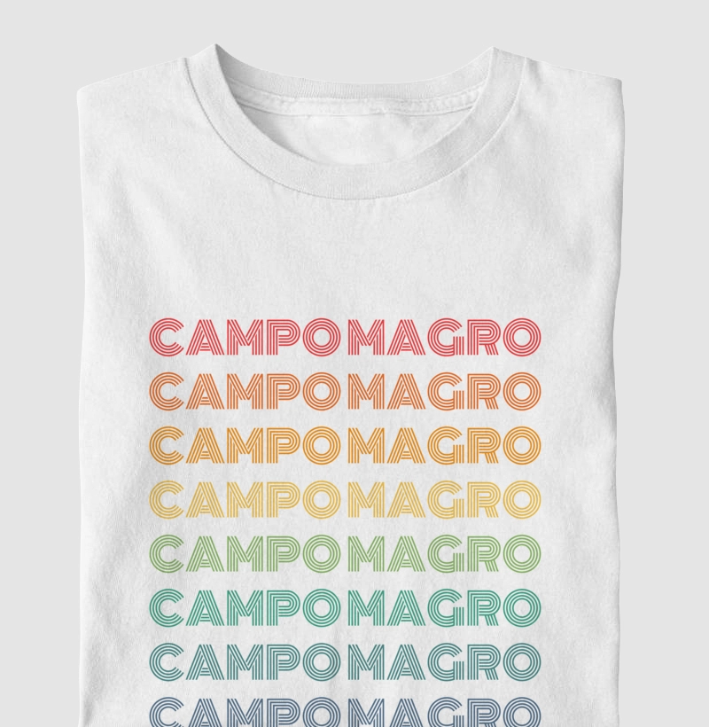 Campo Magro Letreiro Retrô