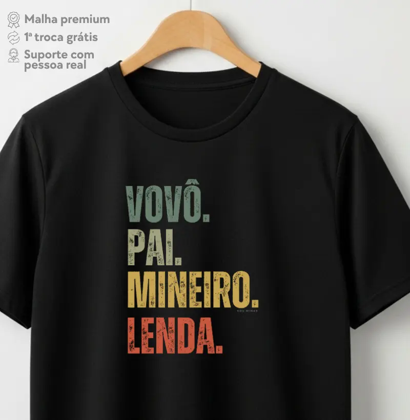 Vovô. Pai. Mineiro. Lenda.