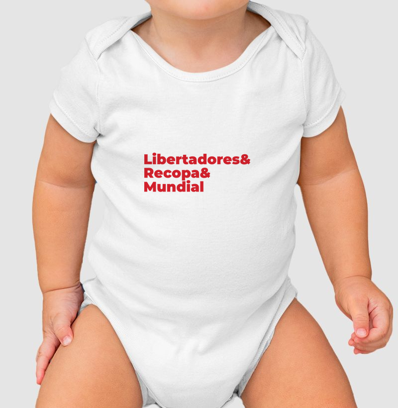 Body Infantil  Libertadores & Recopa & Mundial