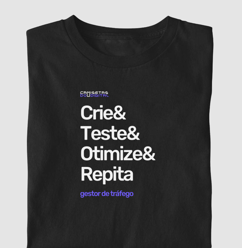 Crie & Teste & Otimize & Repita.