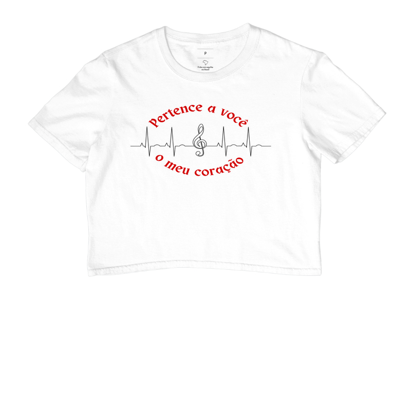 Camisa Nota Musical Coração